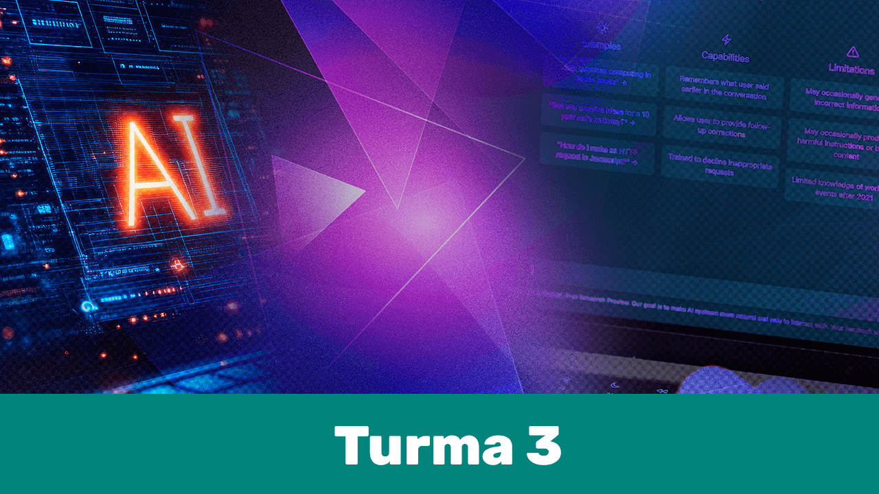 Tópicos Especiais em Formação Humana com Tecnologias II: Inteligência artificial aplicada  - TURMA 3