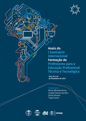 Capa do Livro: Anais do I Seminário Internacional Formação de Professores para a Educação Profissional Técnica e Tecnológica